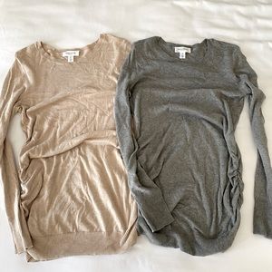 Motherhood Maternity Sweater Bundle